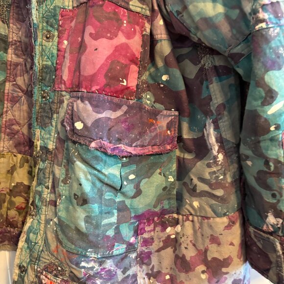 Magnolia Pearl Patchwork Puff Jacket #1068   RARE - NWOT - Picture 6 of 16